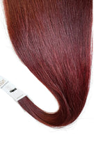 #CHERRY RED 25 strands (flat tips) - Bygoldenhairextensions