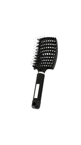 HAIR EXTENSIONS BRUSH Black - Bygoldenhairextensions