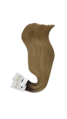 OMBRE #4/#CAPPUCCINO 25 strands (flat tips) - Bygoldenhairextensions