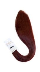 #CHERRY RED 25 strands (flat tips) - Bygoldenhairextensions