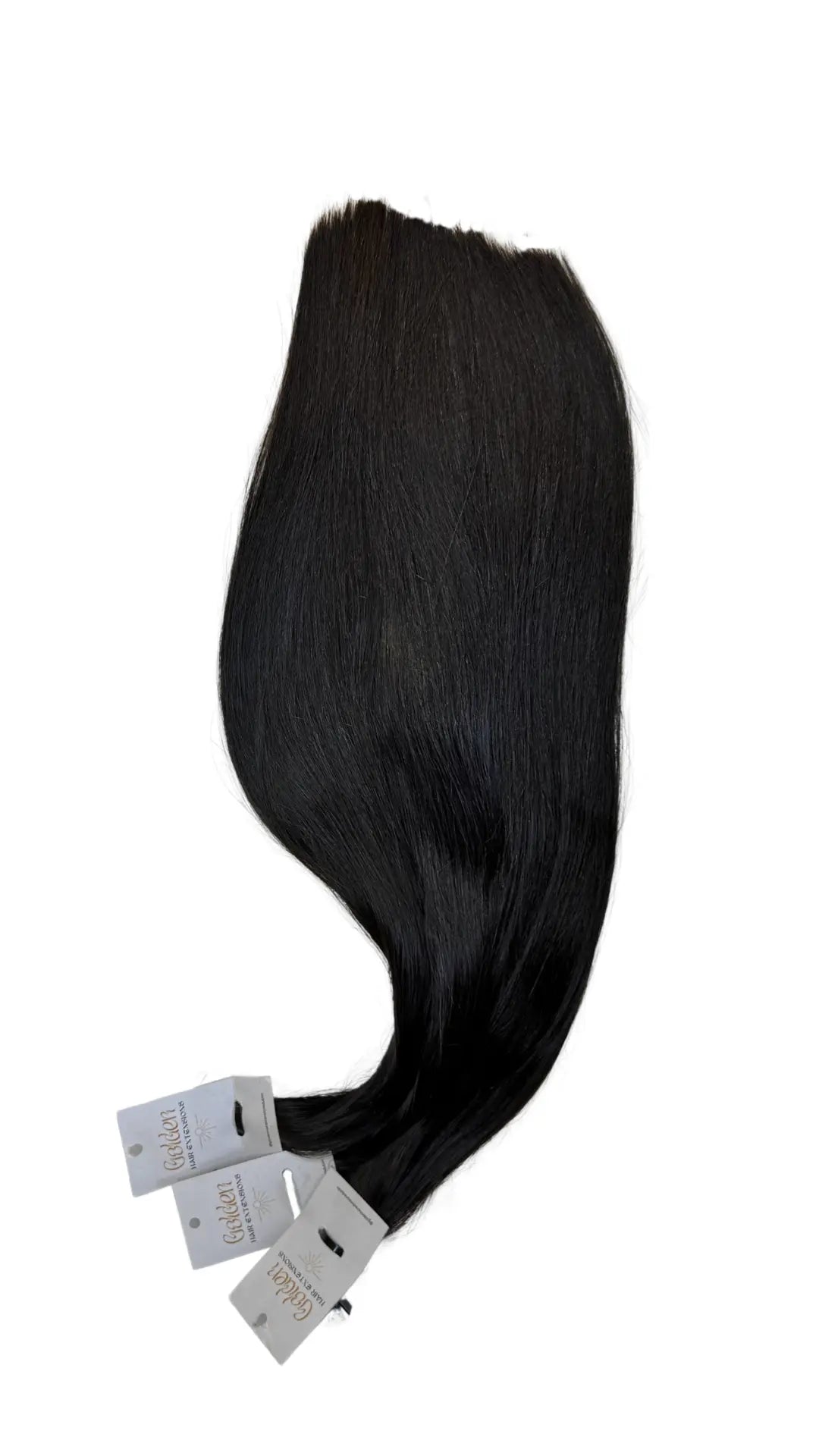 #1B HAIR EXTENSIONS 25 strands( Flat Tips) - Bygoldenhairextensions
